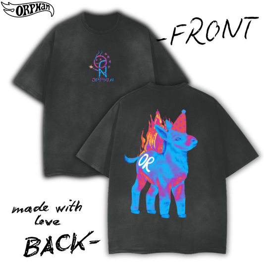 ORPHAN - FRAYED AFTER PARTY DONKEY TEE - 🫏